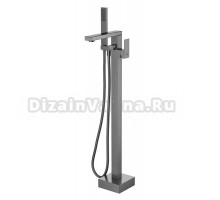 Напольный смеситель для ванны с душем D&K Bayern.Liszt DA1516006 С ВНУТРЕННЕЙ ЧАСТЬЮ, серый графит