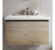 Тумба под раковину без столешницы Vigo Cross 70 подвесная, 1 ящик, светлое дерево