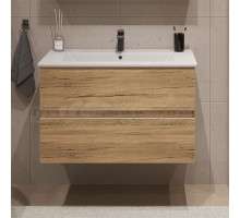 Тумба под раковину без столешницы SanStar Lavanti 90 подвесная, дуб вотан