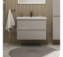 Тумба с раковиной SanStar Riana 70 подвесная, grey, раковина Como 70