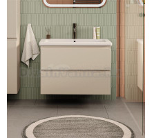 Тумба с раковиной SanStar Riana 70 подвесная, cappuccino, раковина Como 70