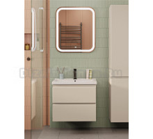 Мебель для ванной комнаты SanStar Riana 60 подвесная, cappuccino, раковина Миранда 60