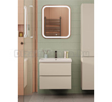 Мебель для ванной комнаты SanStar Riana 60 подвесная, cappuccino, раковина Moduo 60