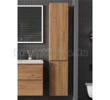 Шкаф-пенал для ванной SanStar Riana 30 дуб крафт золотой