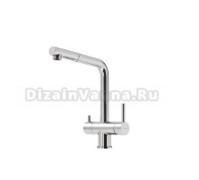 Смеситель для кухни Sancos Spin, с вытяжным изливом и краном под фильтр для питьевой воды, брашированный никель, SC4015BN