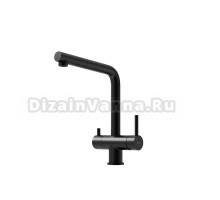 Смеситель для кухни Sancos Spin, с вытяжным изливом и краном под фильтр для питьевой воды, черный матовый, SC4015MB