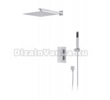 Душевой комплект D&K Bayern.Liszt DA2515708A04 С ВНУТРЕННЕЙ ЧАСТЬЮ, матовый белый