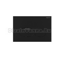 Кнопка смыва для унитаза AQUATEK KDI-0000074 АБС-пластик, цвет матовый черный