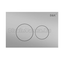 Кнопка смыва для унитаза D&K Bayern DB1529002.2 пластик, цвет матовый хром