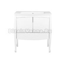 Тумба с раковиной Veedi Lord 80 напольная, белая