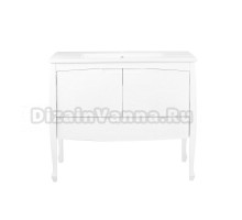 Тумба с раковиной Veedi Lord 100 напольная, белая