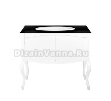 Тумба с раковиной Veedi Rustika 95 напольная, белая