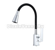 Смеситель для кухни ProHanss P61.4406 хром, черный