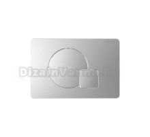 Кнопка смыва для унитаза AQUATEK KDI-0000068 АБС-пластик, цвет матовый хром