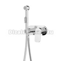 Гигиенический душ AWP Teza S0819C со смесителем, С ВНУТРЕННЕЙ ЧАСТЬЮ, хром