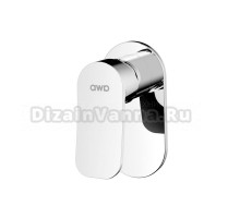 Встраиваемый смеситель для душа и ванны AWP Teza S0823C С ВНУТРЕННЕЙ ЧАСТЬЮ, хром