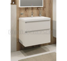 Тумба с раковиной Grossman Меркадо 60 подвесная, матовая белая