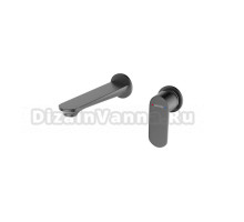 Смеситель для раковины ARROW ARM12848H С ВНУТРЕННЕЙ ЧАСТЬЮ, чёрный матовый