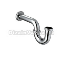 Сифон для раковины ARROW AG5916PN 32 мм, трубный, хром, нержавеющий сталь