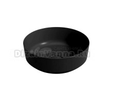 Накладная раковина ARROW AP41025B-MB 40 матовая черная, круглая