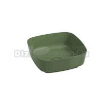 Накладная раковина ARROW AP41024B-OL 40 оливковая, квадратная