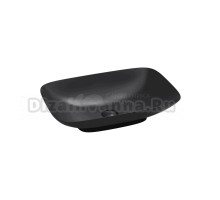 Накладная раковина ARROW AP41026D-MB 61 матовая черная, прямоугольная