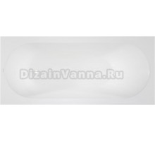 Ванна из искусственного камня Allen Brau Evo Oberon 2.3EV03.20 180x80 см, встраиваемая, белая, на ножках