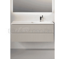 Тумба с раковиной Sancos Snob R 120 R подвесная, beige soft