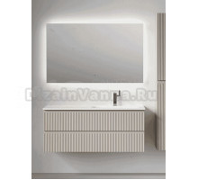 Мебель для ванной комнаты Sancos Snob R 120 R подвесная, beige soft