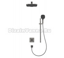 Душевой комплект ARROW AG372002GGP-1 С ВНУТРЕННЕЙ ЧАСТЬЮ, серый