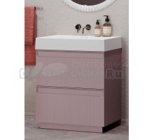 Тумба под раковину без столешницы Belux Базель 80 напольная, лаванда