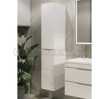 Шкаф-пенал для ванной Grossman Виста 30 L белый глянец