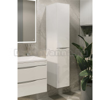 Шкаф-пенал для ванной Grossman Виста 30 R белый глянец