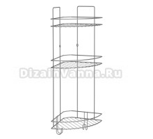 Полка DIWO Тула 3-2 матовый хром