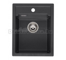 Мойка кухонная Kantera Amsterdam 34 R33531 black silvery