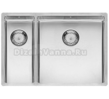Мойка кухонная Kantera New York 18x40+40X40 LUX Comfort R27868 stainless steel