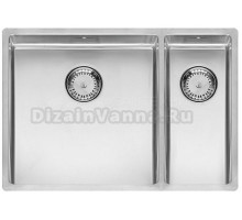 Мойка кухонная Kantera New York 40x40+18x40 LUX Comfort R27813 stainless steel