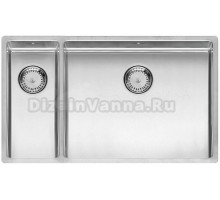 Мойка кухонная Kantera New York 18x40+50x40 LUX Comfort R27790 stainless steel