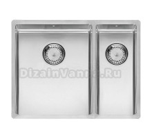 Мойка кухонная Kantera New York 34x40+18X40 LUX Comfort R27806 stainless steel