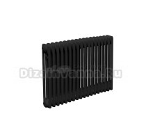 Радиатор стальной трубчатый Теплофорт 200085 3 трубы, 18 секций, боковое проходное подключение, RAL 9005