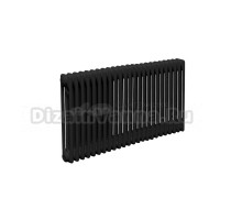 Радиатор стальной трубчатый Теплофорт 200088 3 трубы, 24 секции, боковое проходное подключение, RAL 9005