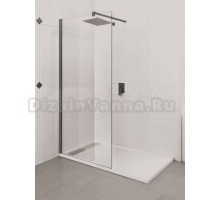 Душевая перегородка Good Door Walk in ВИ00039 120х190 см, профиль вороненая сталь, стекло прозрачное