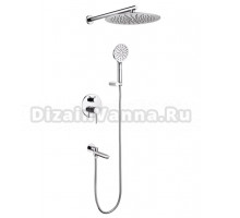Душевой комплект Rimero RM2410CR С ВНУТРЕННЕЙ ЧАСТЬЮ, хром
