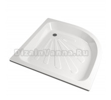 Поддон полукруг 0,9*0,9*0,15 стальной d 50 MIXLINE