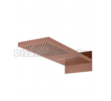 Верхний душ Boheme Fusion 419-2-BRB С ВНУТРЕННЕЙ ЧАСТЬЮ, с каскадом, брашированная бронза