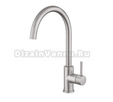 Смеситель для кухни Emar Steel ЕС - 3004 satin