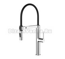 Смеситель для кухни с гибким изливом A8817, Хром