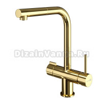 Смеситель для кухни с фильтром для питьевой воды A8977, Золото