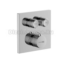 Смеситель для ванны и душа с термостатом встраиваемый на 2 выхода хром Dinkel 5848 Thermo WasserKRAFT