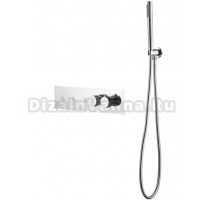 Термостатический смеситель встраиваемый Boheme Fusion 131-SYS-CR С ВНУТРЕННЕЙ ЧАСТЬЮ, для ванны с душем, хром